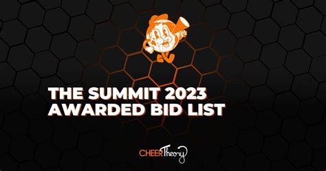 23 Jan 23, 2023 4023. . Summit bids awarded 2023